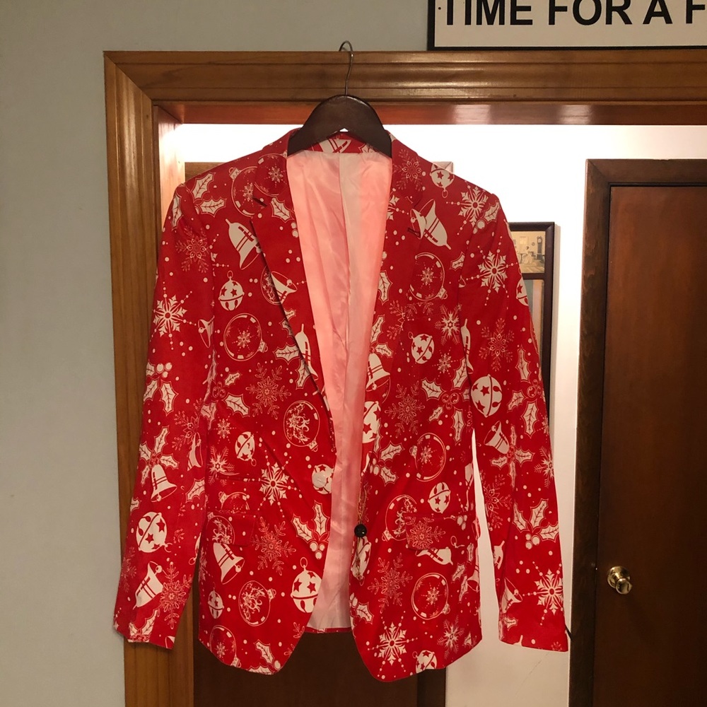 Suslo Couture Men’s Holiday Blazer - 40 Slim